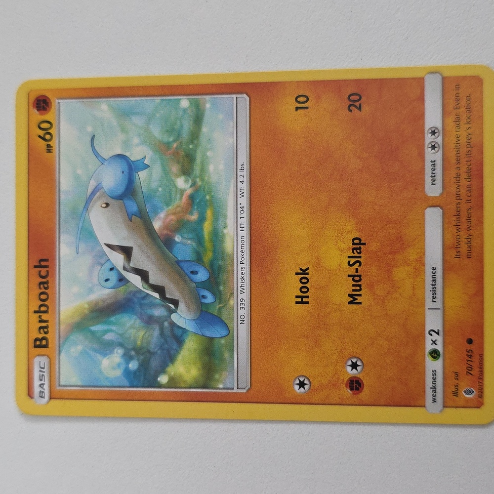 Pokemon Barboach Card